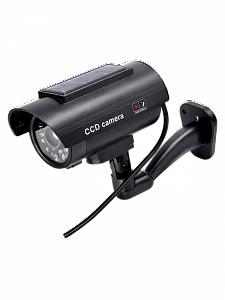 Муляж камеры видеонаблюдения с солнечной панелью со светодиодом Орбита OT-VNP20